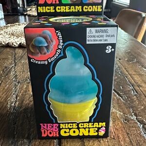 Nice Cream Cone - Blue and Yellow